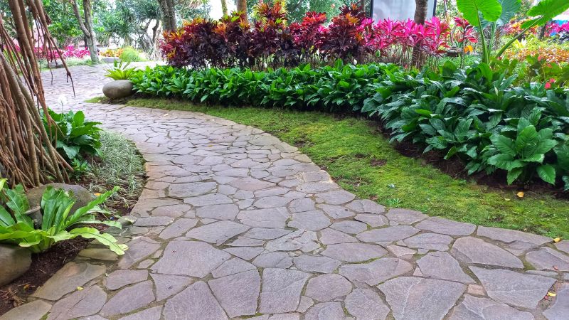 Walkway with Border